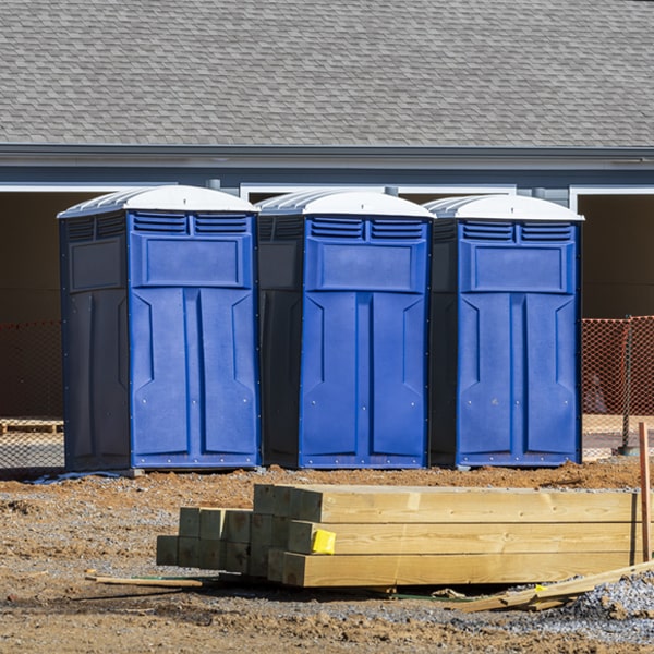 what is the cost difference between standard and deluxe portable restroom rentals in Rio Frio TX